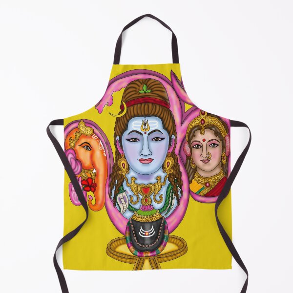 Item preview, Shiva Family Artwork | Divine Shiva Parvati Ganesha Kartikeya Digital Art designed and sold by Harshit_Digital_Arts.
