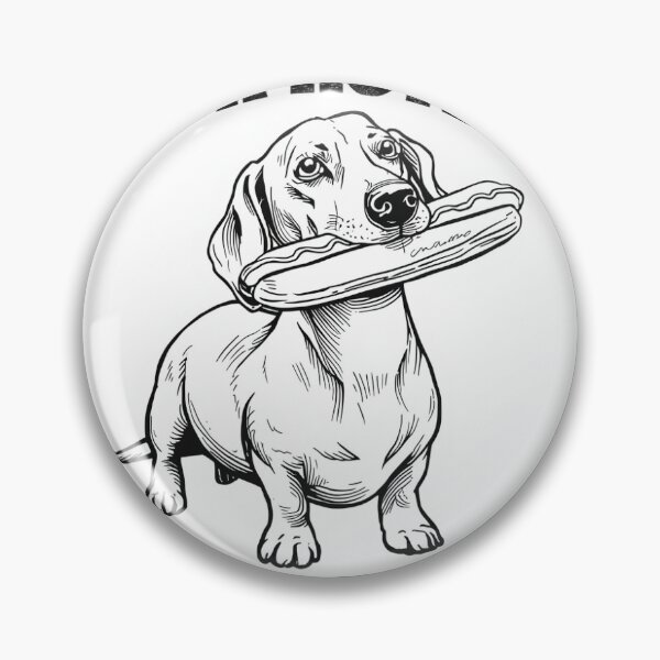 Item preview, Hot Dog Dachshund Funny Dog Lover designed and sold by DoxieLeague.