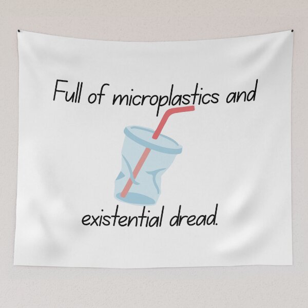 Item preview, Microplastics and existential dread designed and sold by Ali107.