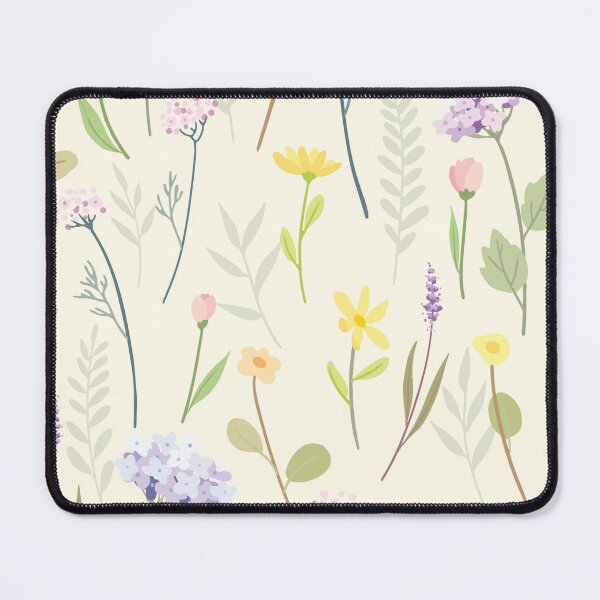 Item preview, Pastel Wildflower Garden Seamless Pattern | Soft Botanical Floral Meadow Design designed and sold by RJACreative.