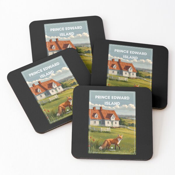 Item preview, Prince Edward Island Red Fox Farmhouse - Canada Souvenir designed and sold by twentytwo ART souvenir designs.