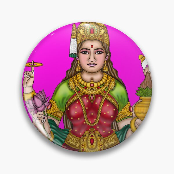 Item preview, Goddess Lakshmi Artwork | Divine Hindu Goddess Digital Painting Illustration  Description designed and sold by Harshit_Digital_Arts.