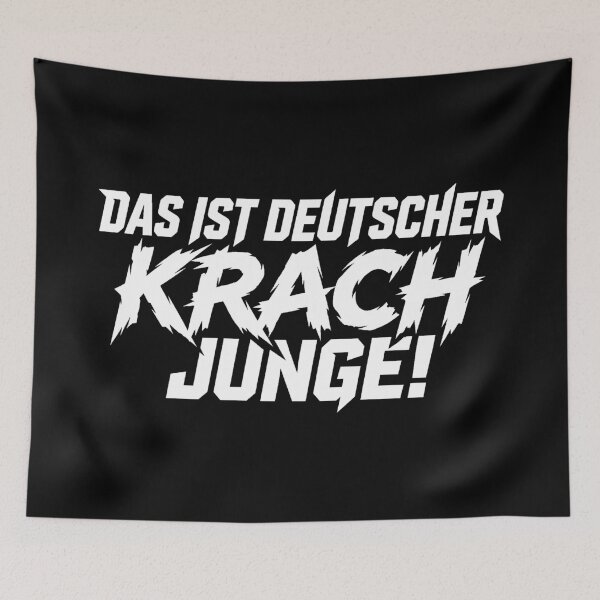 Item preview, Das ist deutscher Krach, Junge! - Uptempo Hardcore Typography Weiß designed and sold by SPAZE-Typo.