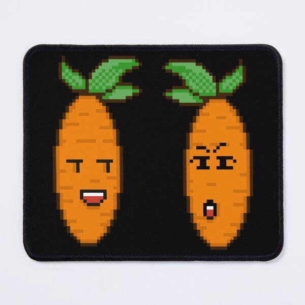 Item preview, Funny Carrot Duo Expressive Veggies  designed and sold by RetroRlx.