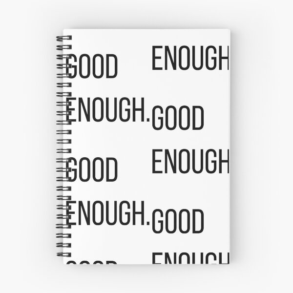 Item preview, Good Enough. | Funny Minimalist Typography Quote | Perfectionist & Office Humor Graphic Tee  Main Tag designed and sold by OveloStudios.