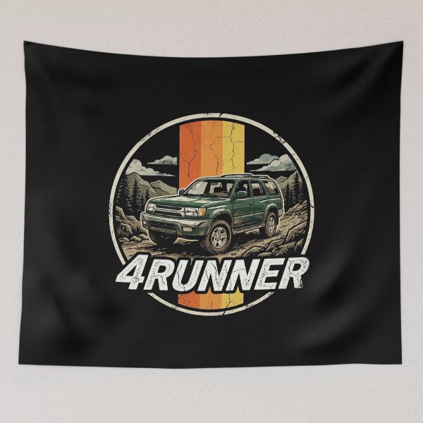 Item preview, Retro Style 4Runner 3rd Gen 4x4 SUV Off-Road Green designed and sold by Off-Road-Zone.