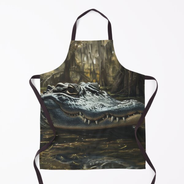 Item preview, Alligator in Louisiana Bayou, Wildlife designed and sold by GuildedWordGraphics.