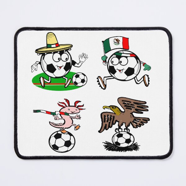 Item preview, Mexico Soccer Cartoon Mascot Sticker Pack designed and sold by Al Benge.