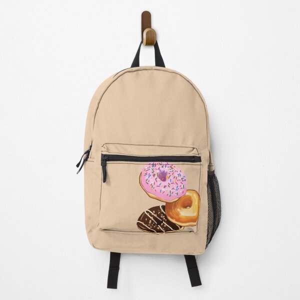 Item preview, Pink and chocolate donut with colorful sprinkles designed and sold by Juntixfae.