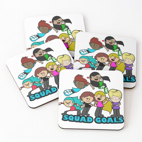 Item preview, Cute Cartoon Squad Goals - Anime Chibi Friends Group designed and sold by EscuadronLumen.