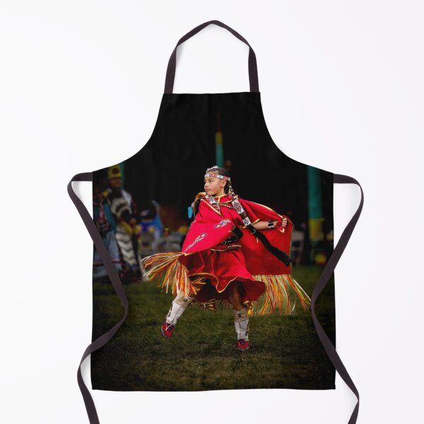 Item preview, Young Pow Wow Dancer in Red designed and sold by ImagesbyCharyn.