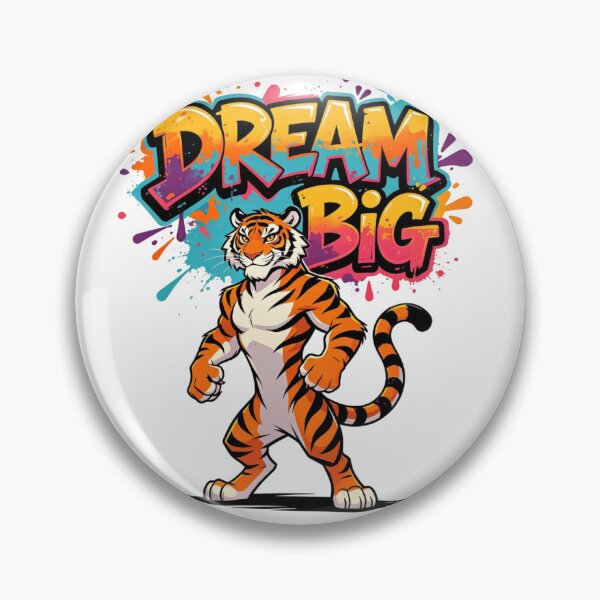 Item preview, Dream Big Tiger Vibrant Art designed and sold by LINSSEX Style • Urban & Sport Streetwear.