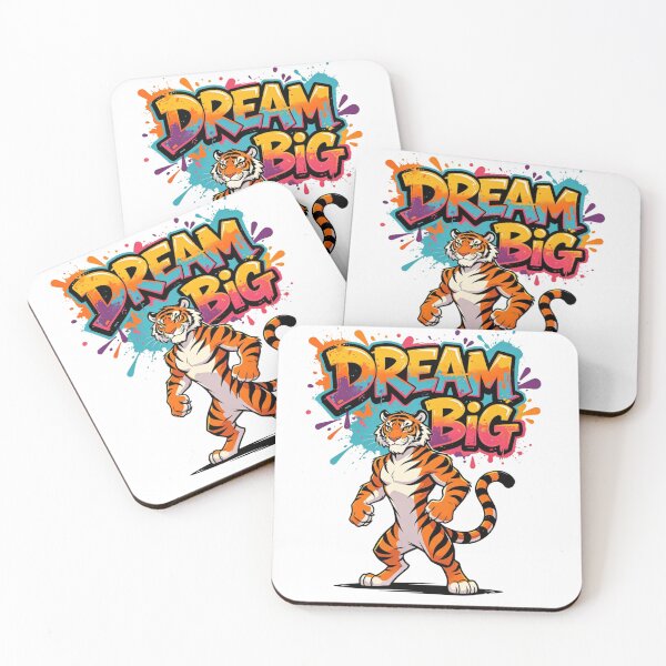 Item preview, Dream Big Tiger Vibrant Art designed and sold by LINSSEX Style • Urban & Sport Streetwear.