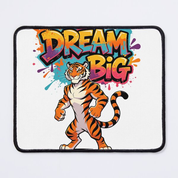 Item preview, Dream Big Tiger Vibrant Art designed and sold by LINSSEX Style • Urban & Sport Streetwear.