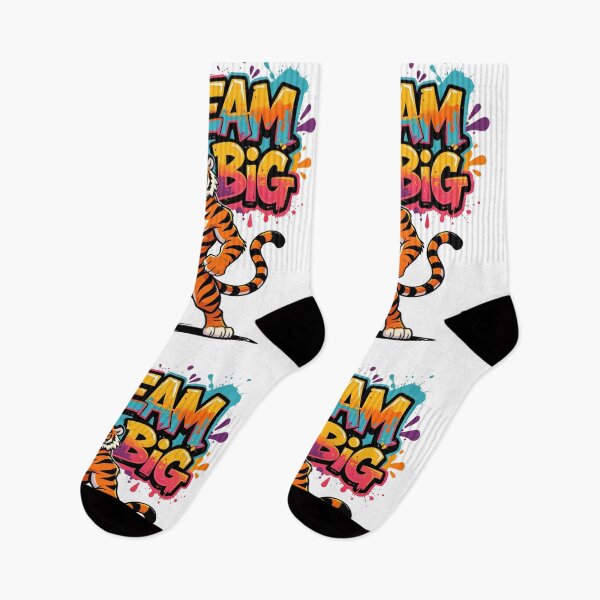 Item preview, Dream Big Tiger Vibrant Art designed and sold by LINSSEX Style • Urban & Sport Streetwear.