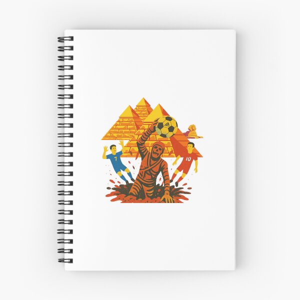 Item preview, Egyptian Mummy Soccer Goalkeeper Pyramids Art designed and sold by rich-moda.