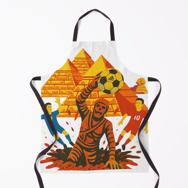Item preview, Egyptian Mummy Soccer Goalkeeper Pyramids Art designed and sold by rich-moda.