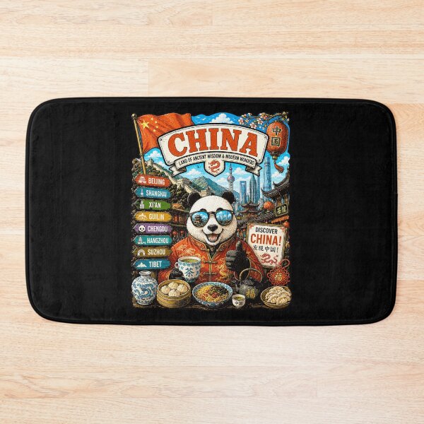 Item preview, China Imperial Adventure Panda Travel Art designed and sold by AtuqStudio.