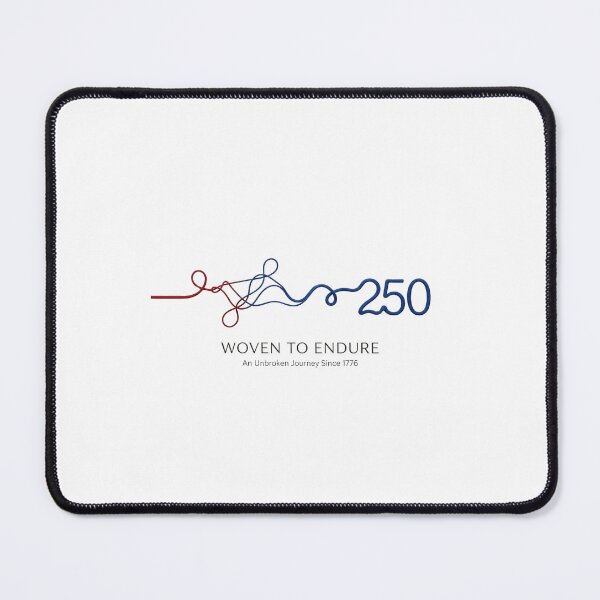 Item preview, "Woven to Endure — America 250th Anniversary Thread Art Sticker 1776" designed and sold by VikrantCreative.