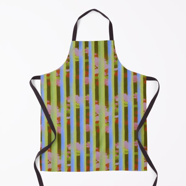 Item preview, Blue Green Floral Stripe Pattern designed and sold by bubblegoth.