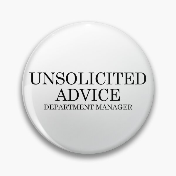 Item preview, Unsolicited Advice Department Manager Funny Dad Joke Gear designed and sold by DynamicDesign.