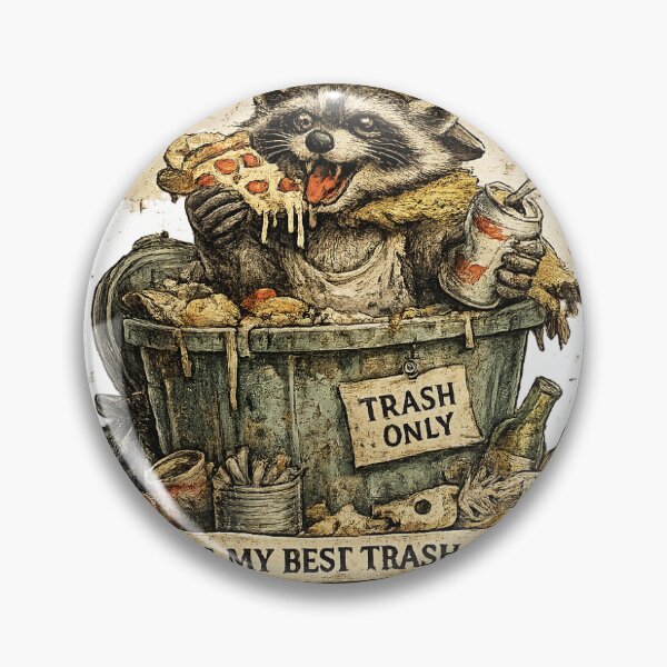 Item preview, Born To Rummage Raccoon designed and sold by HayoH.