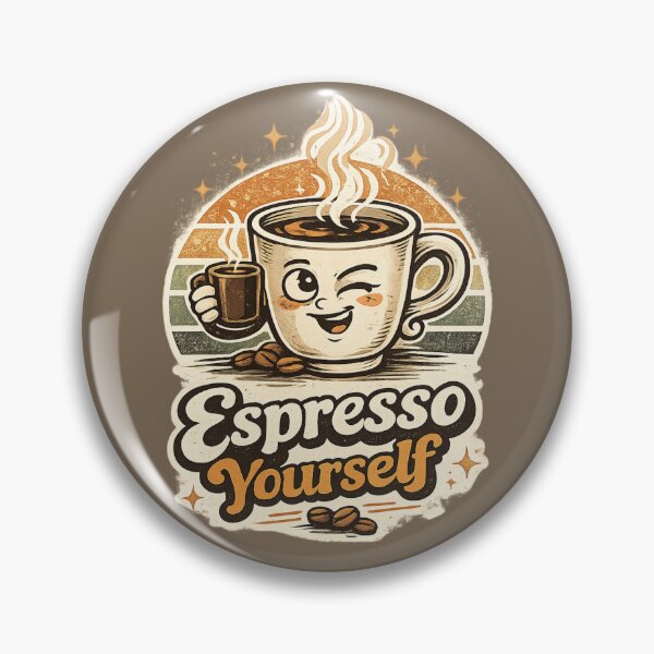 Item preview, Espresso Yourself Retro Coffee Lover designed and sold by piketo.