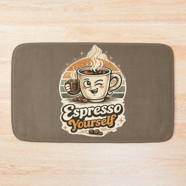 Item preview, Espresso Yourself Retro Coffee Lover designed and sold by piketo.