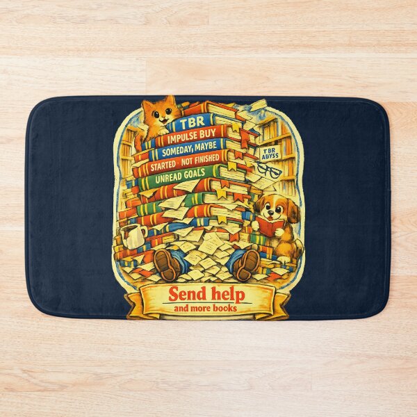 Item preview, TBR Mountain – Funny Book Lover Art designed and sold by radiogalaxy.