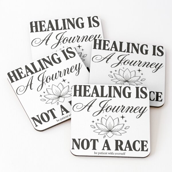 Item preview, Healing Is A Journey Not A Race designed and sold by GrooveAndGlow.