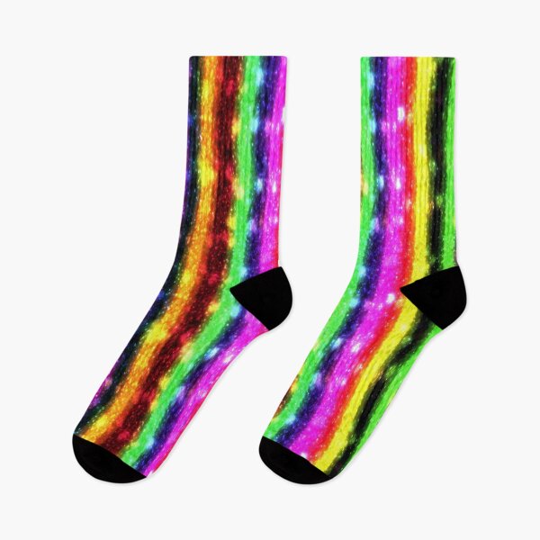 Item preview, Shimmering Rainbow Glitter Stripes designed and sold by bubblegoth.