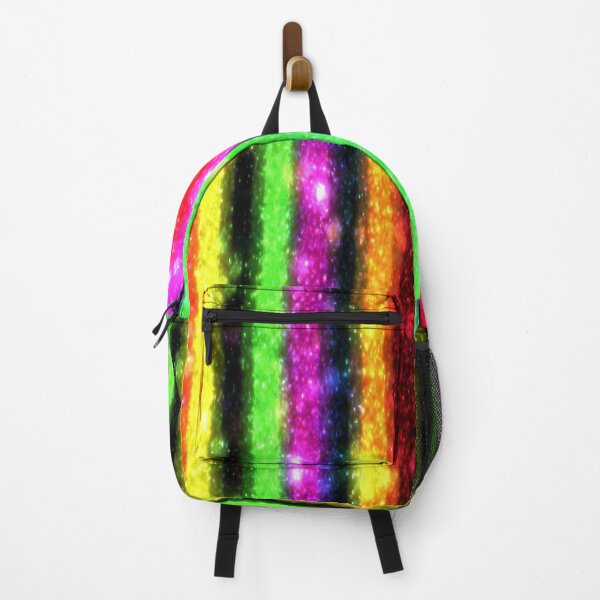 Item preview, Shimmering Rainbow Glitter Stripes designed and sold by bubblegoth.
