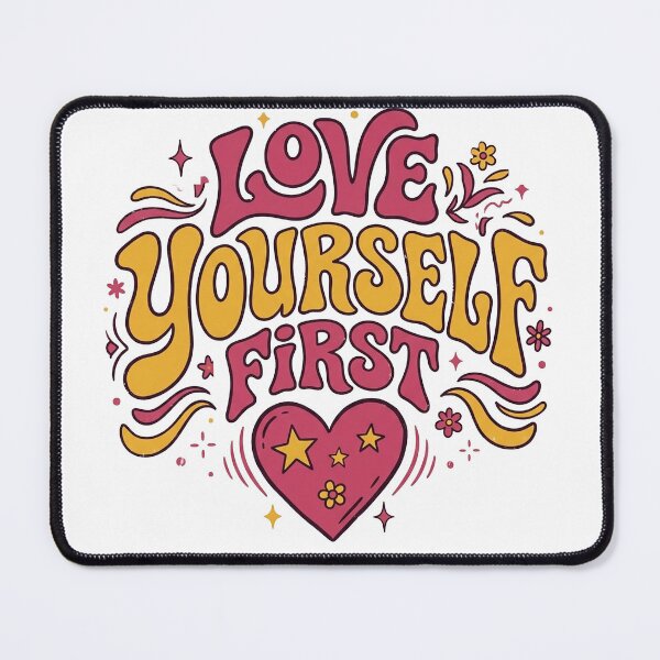 Item preview, Love Yourself First designed and sold by GrooveAndGlow.