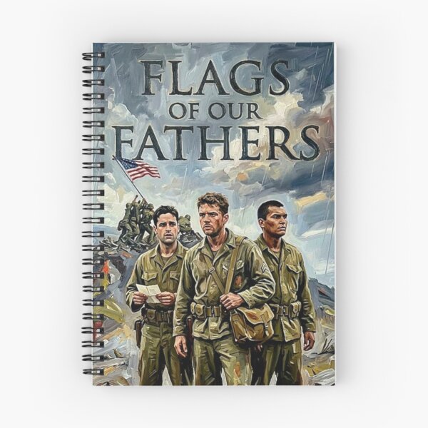 Item preview, Flags of Our Fathers Retro WWII Military Drama History Tribute Art Movie Poster designed and sold by Art's Diner.