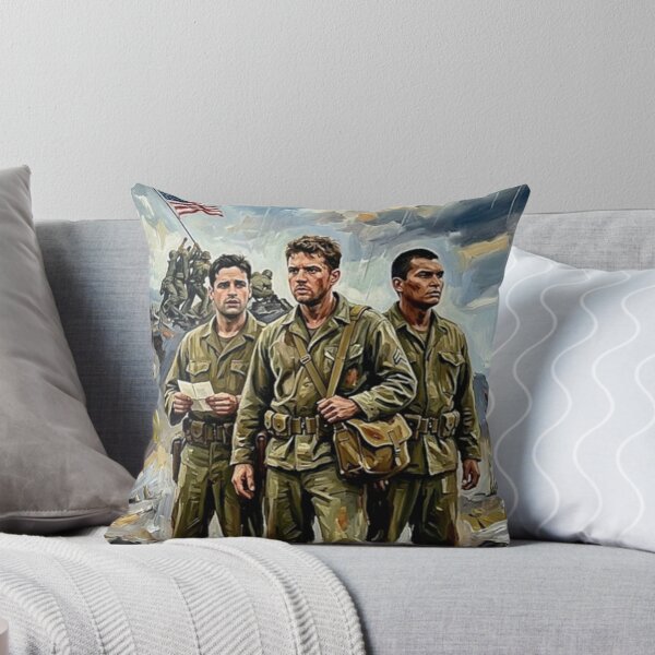Item preview, Flags of Our Fathers Retro WWII Military Drama History Tribute Art Movie Poster designed and sold by Art's Diner.
