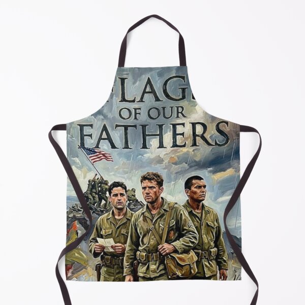 Item preview, Flags of Our Fathers Retro WWII Military Drama History Tribute Art Movie Poster designed and sold by Art's Diner.