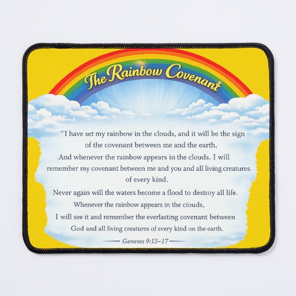 Item preview, Rainbow Covenant Over Clouds designed and sold by CreationLens.