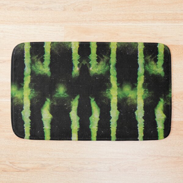 Item preview, Green Cosmic Neon Stripe Pattern designed and sold by bubblegoth.