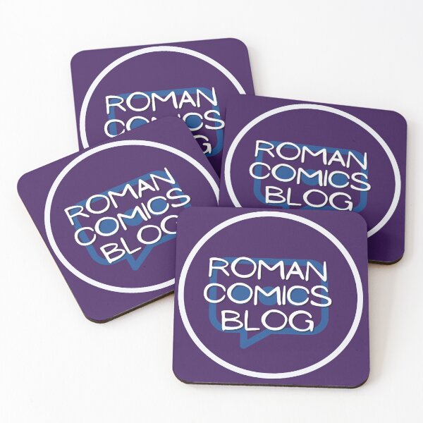 Artikelvorschau, Roman Comics Blog Logo Merchandise - Weißes Logo entworfen und verkauft von romancomicsblog.