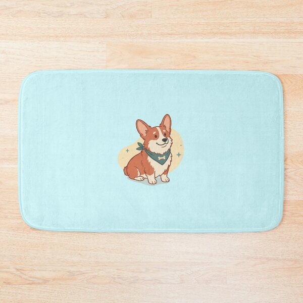 Item preview, Joyful Corgi: Nature & Pets Bring Us Joy Art Print designed and sold by jugglingelephant.