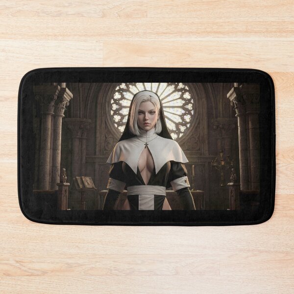 Item preview, Platinum Combat Nun Fantasy Warrior designed and sold by GalleryBrisArt.
