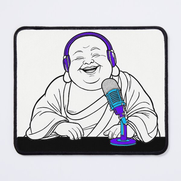 Item preview, Laughing Buddha Podcaster designed and sold by HeartyCurioCo.