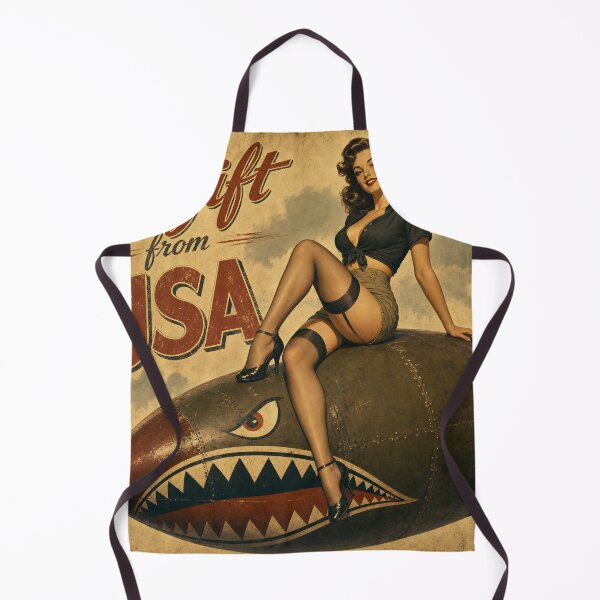 Item preview, Vintage USA Pinup Bomber Girl designed and sold by castillomiami.