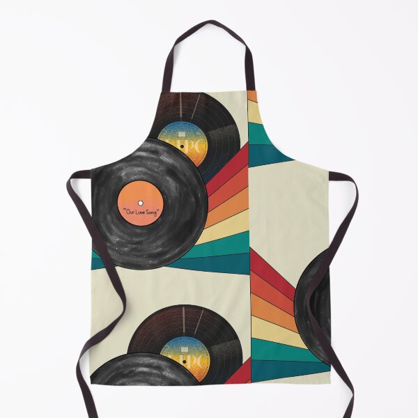 Item preview, Discos de vinilo retro y ondas de colores de los 70 designed and sold by A touch of creativity.