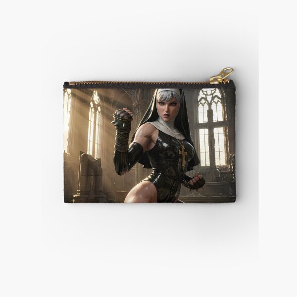 Item preview, Platinum Combat Nun Fantasy Warrior designed and sold by GalleryBrisArt.