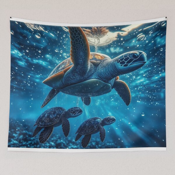 Item preview, Sea Turtle Wall Art designed and sold by BeautifulVirtues.
