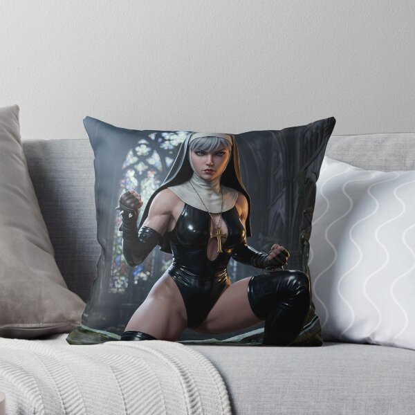 Item preview, Platinum Combat Nun Fantasy Warrior designed and sold by GalleryBrisArt.