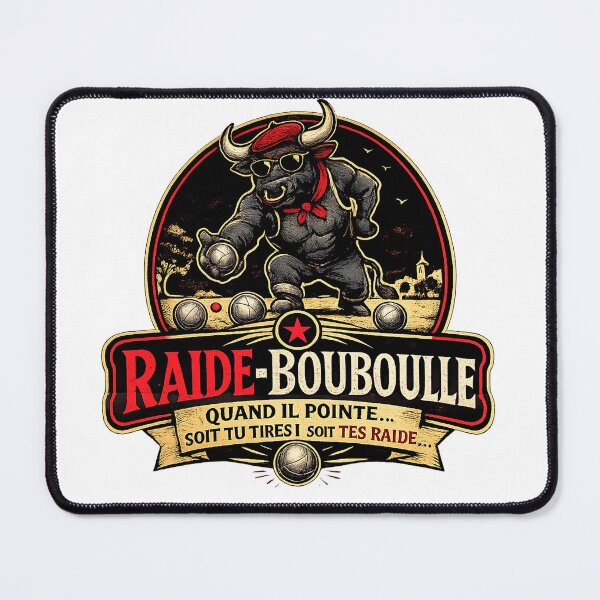 Item preview, Raide-Bouboulle – The pétanque bull that doesn't give any gifts! designed and sold by creatix-boutik.