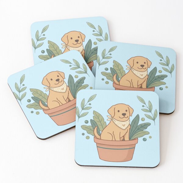 Item preview, Golden Gardener: Potted Puppy with Foliage Arch designed and sold by jugglingelephant.