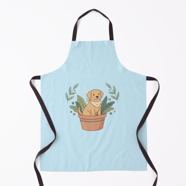 Item preview, Golden Gardener: Potted Puppy with Foliage Arch designed and sold by jugglingelephant.